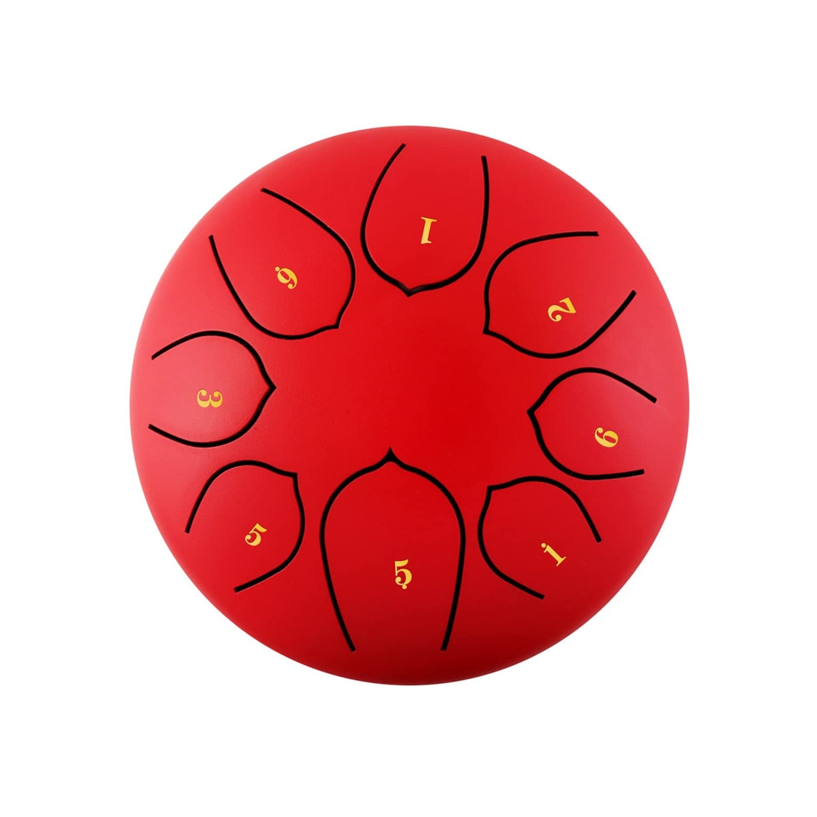 KERREY 6-inch 8-Tone Steel Tongue Drum - C-Tune Handpan Drum for Meditation & Relaxation - Ethereal Sound Instrument for Yoga, Music Therapy & Stress Relief (Color: 6-inch 8-Tone A)