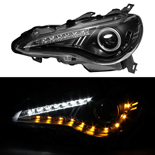 Spyder Auto 5075475 Projector Style Headlights - Black/Clear - High Performance LED Headlights for Improved Night Visibility - Perfect for Jeep Wrangler & Off-Road Adventures