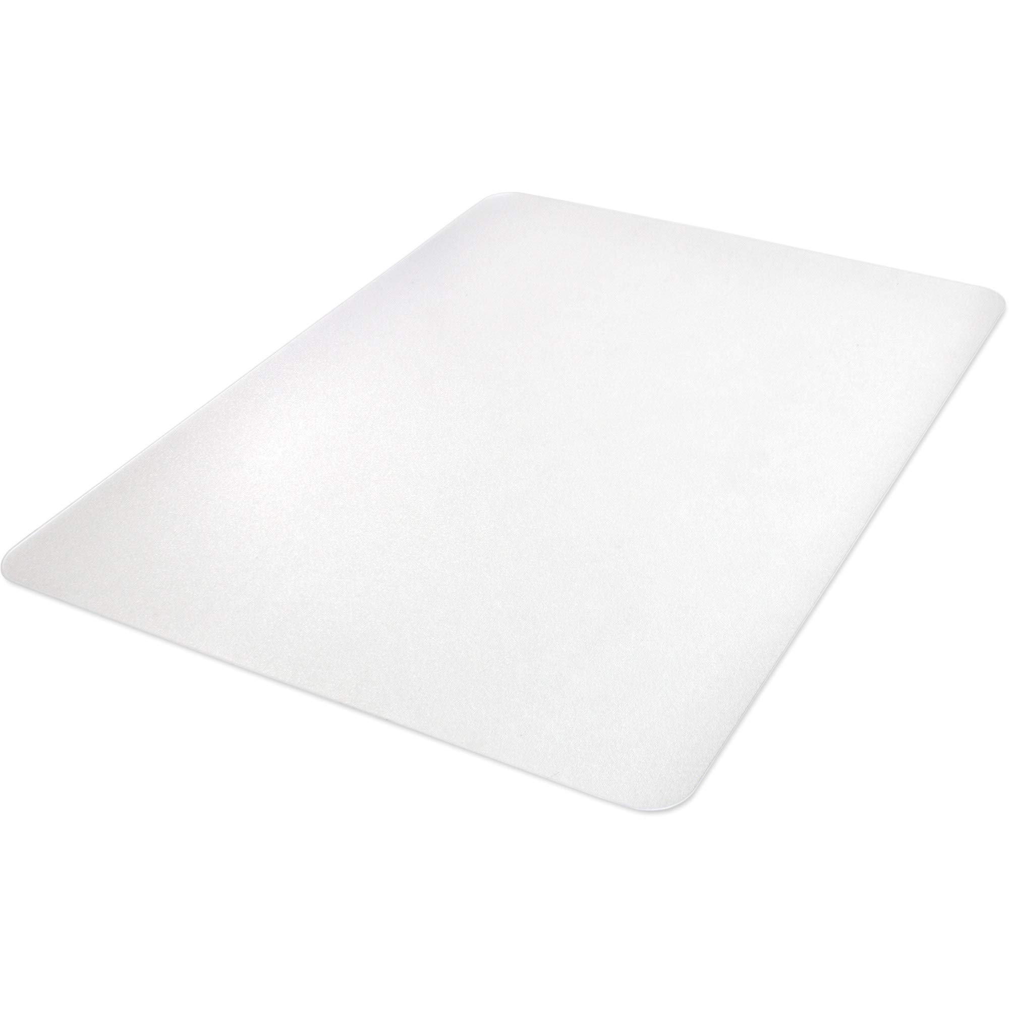 Lorell LLR69707 Clear Polycarbonate Hard Floor Chair Mat for Office & Home Use - Durable Rectangular Desk Chair Mat Protects Floors from Scratches & Rolling Chairs