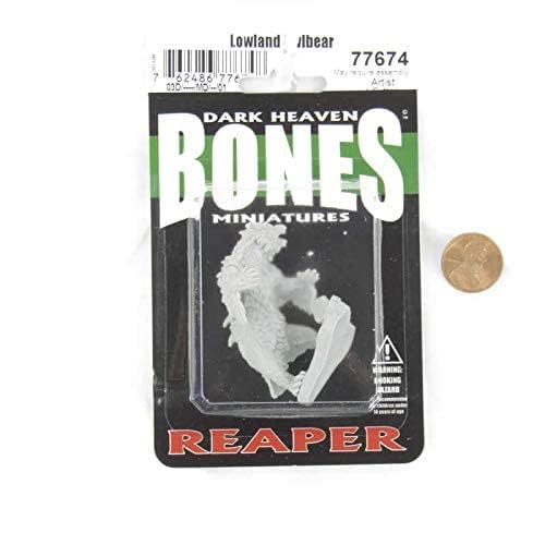 Reaper Miniatures Lowland Owlbear - 25mm Heroic Scale Fantasy Figure - Dark Heaven Bones - Perfect for D&D, Pathfinder & Tabletop RPG Gaming