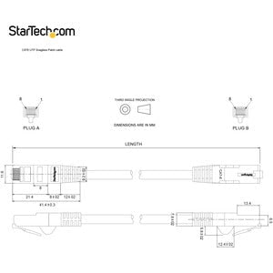 7m Black Gigabit Snagless RJ45 UTP Cat6 Ethernet Patch Cable - High-Speed Internet & Network Connection for Home, Office, Gaming, and Streaming