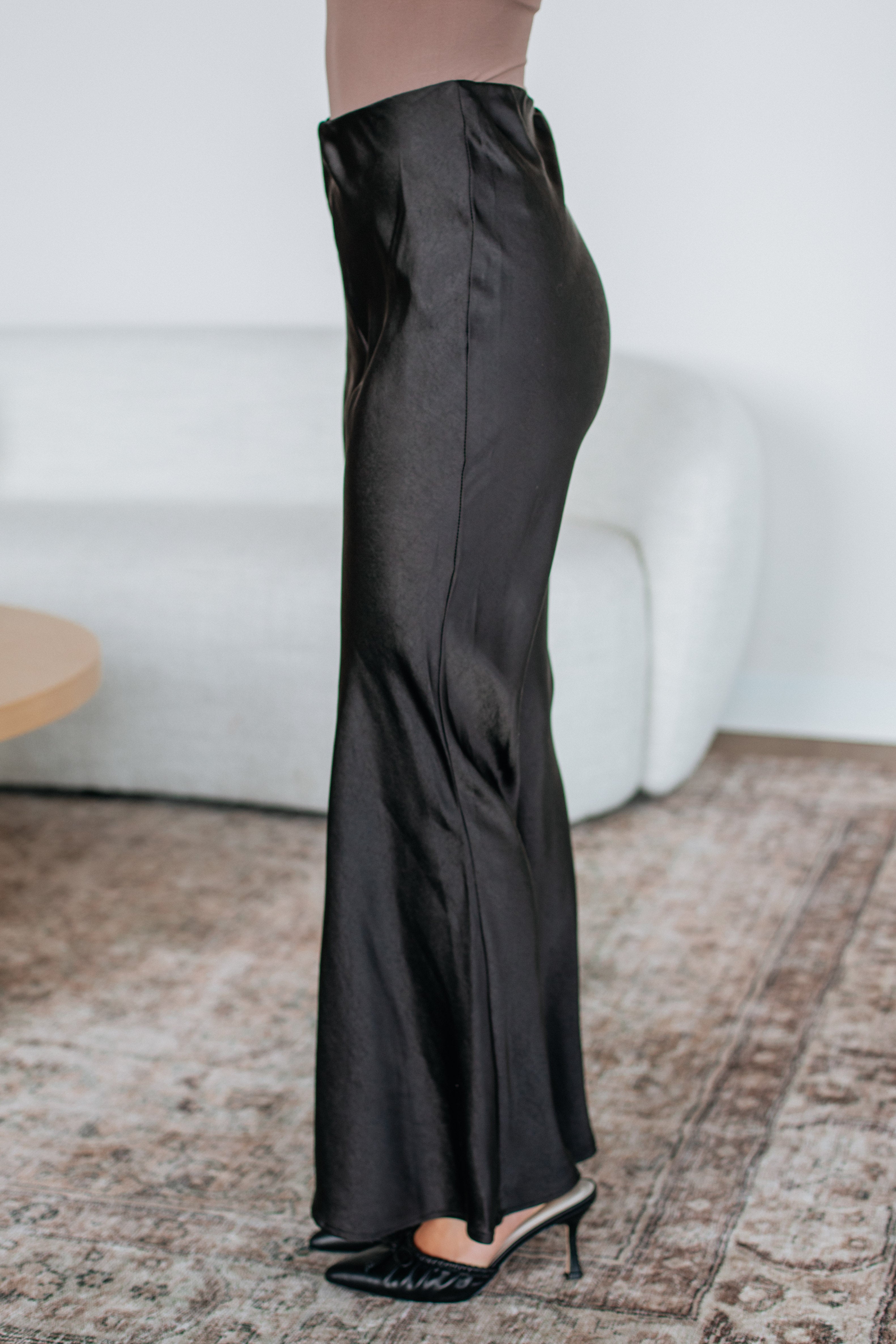 Stylish Black Glam Pants for Women - Trendy High Waist Leggings for Casual Wear, Workout & Night Out