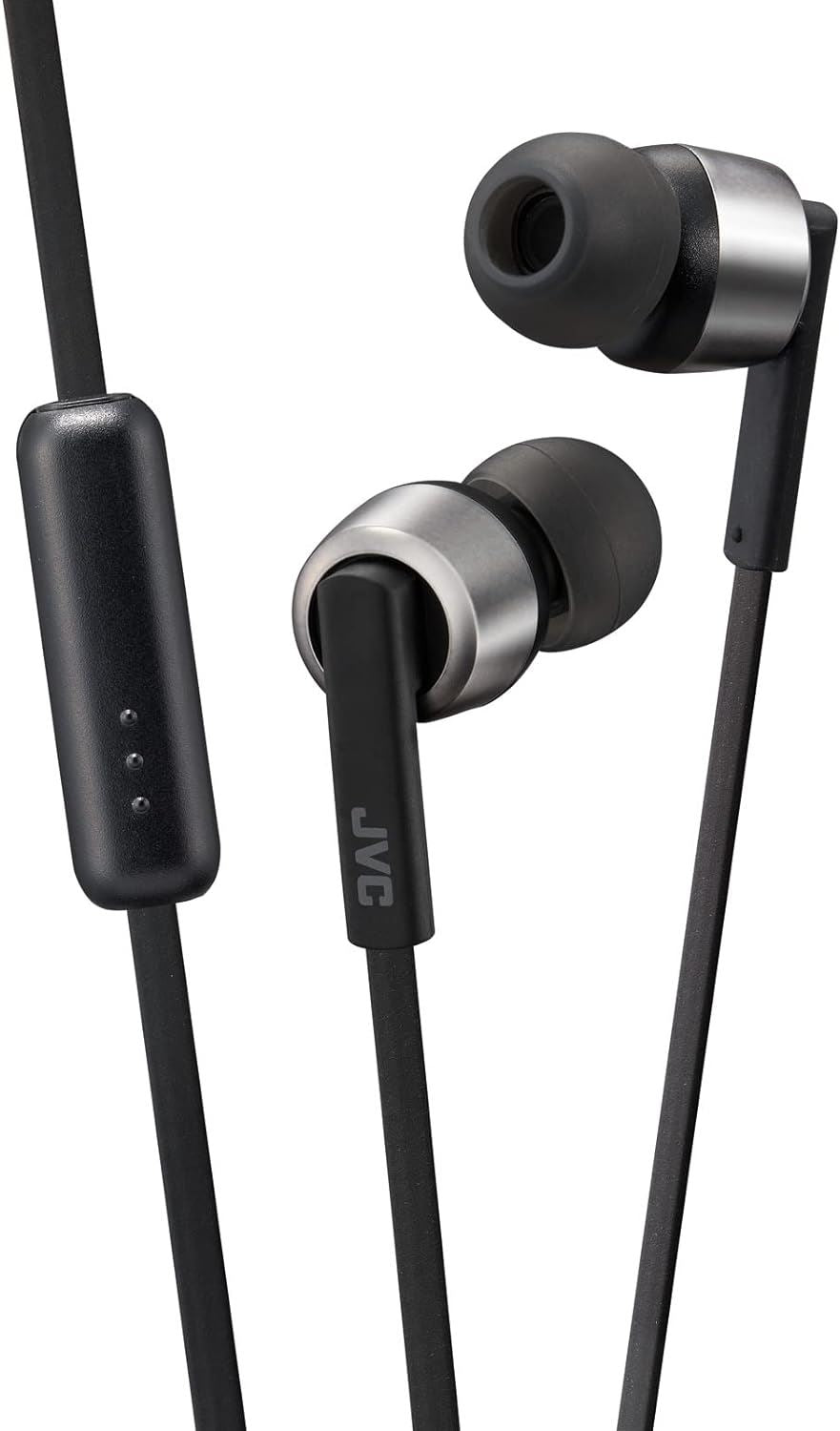 JVC Superior Sound Wired 3.5mm In-Ear Stereo Headphones with Noise Isolation - Black (HA-FX51M-MB-E) | Perfect for Commuting, Workouts & Travel
