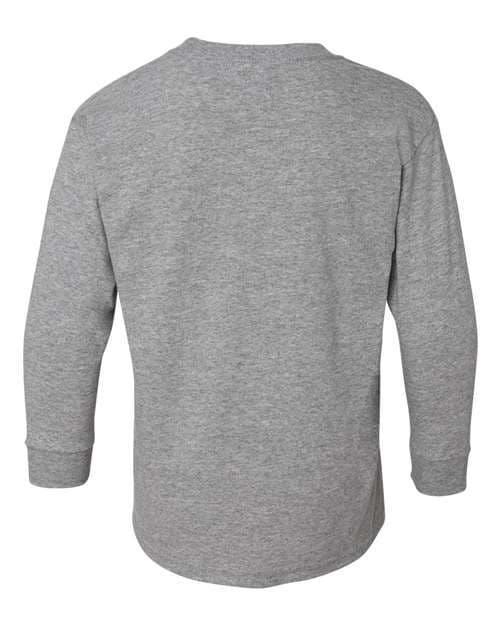 Gildan Heavy Cotton™ Youth Long Sleeve T-Shirt 5400B - Soft & Durable Kids' Tee for School, Sports & Everyday Wear