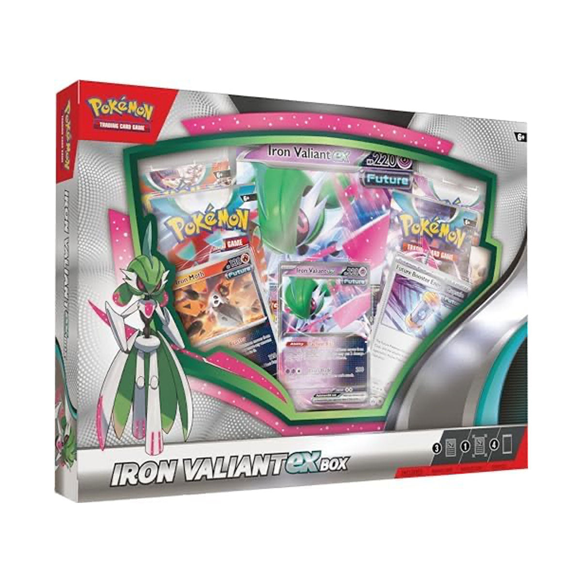 Pokemon TCG Iron Valiant Ex Box - Premium Trading Card Game Collectible for Battles & Tournaments - Perfect for Pokemon Fans & Competitive Players