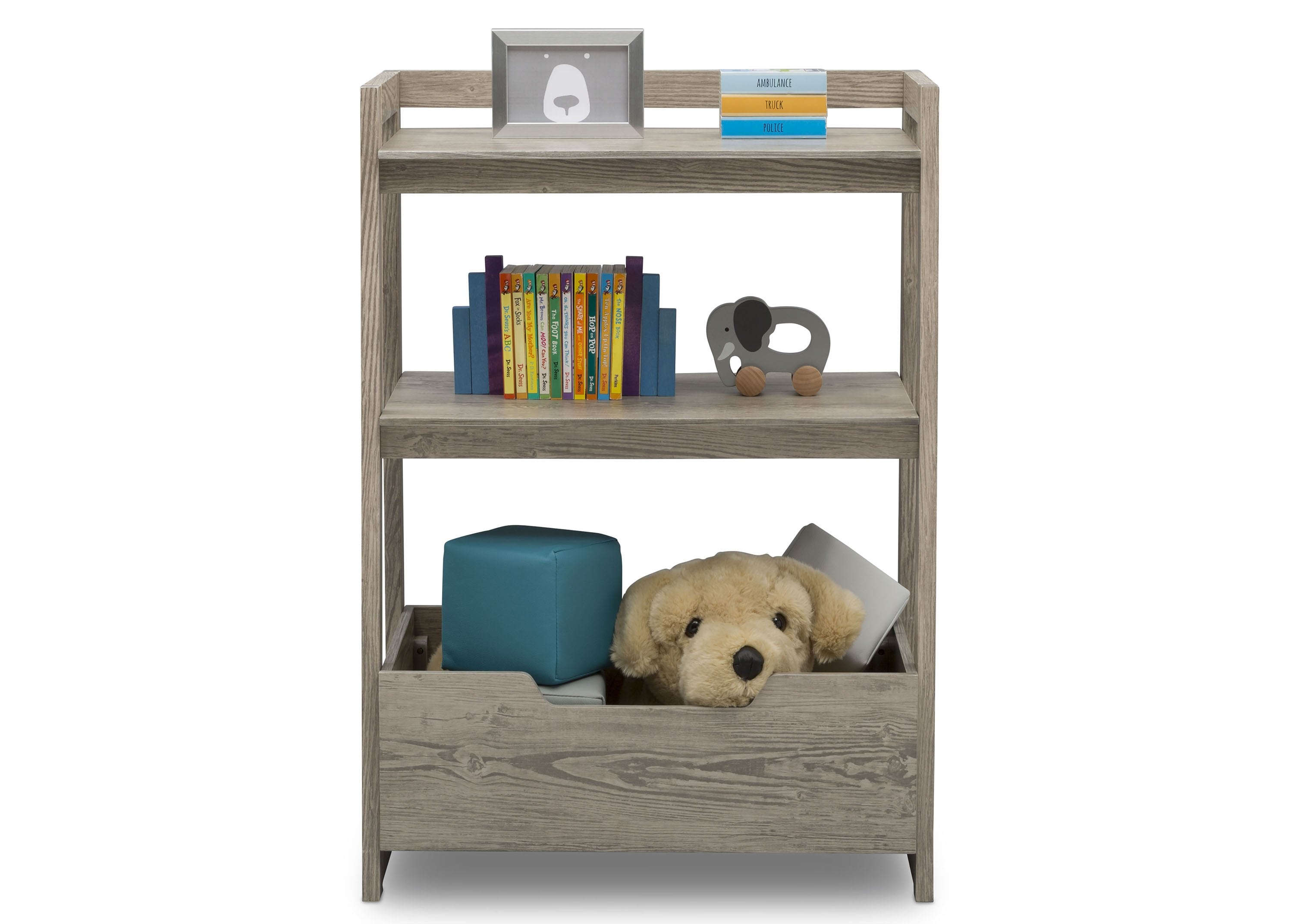 Small Ladder Shelf for Kids | Wooden Bookcase & Toy Storage Organizer | Perfect for Nursery, Playroom & Toddler Bedroom Decor