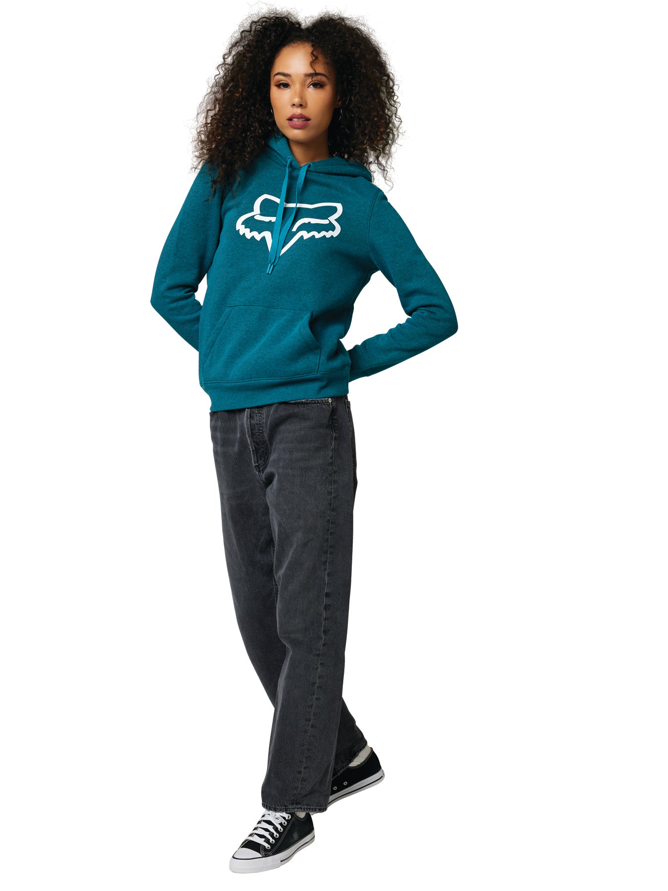 Women's Fox Boundary Pullover Hoodie - Soft Fleece Jacket for Outdoor Activities, Hiking & Casual Wear