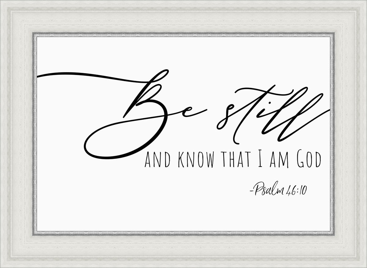 Be Still By Paige Tilly - Inspirational Wall Art Decor for Home, Office & Gifts - Perfect for Living Room, Bedroom & Meditation Space