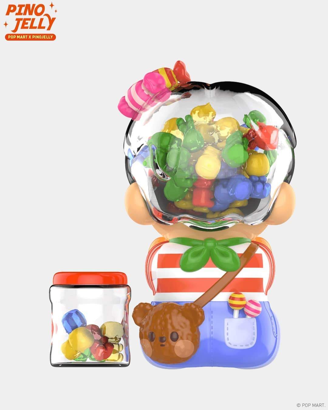 POP MART Pino Jelly Toothache Boy Vinyl Figure - Cute Collectible Toy for Anime Fans, Home Decor & Office Display