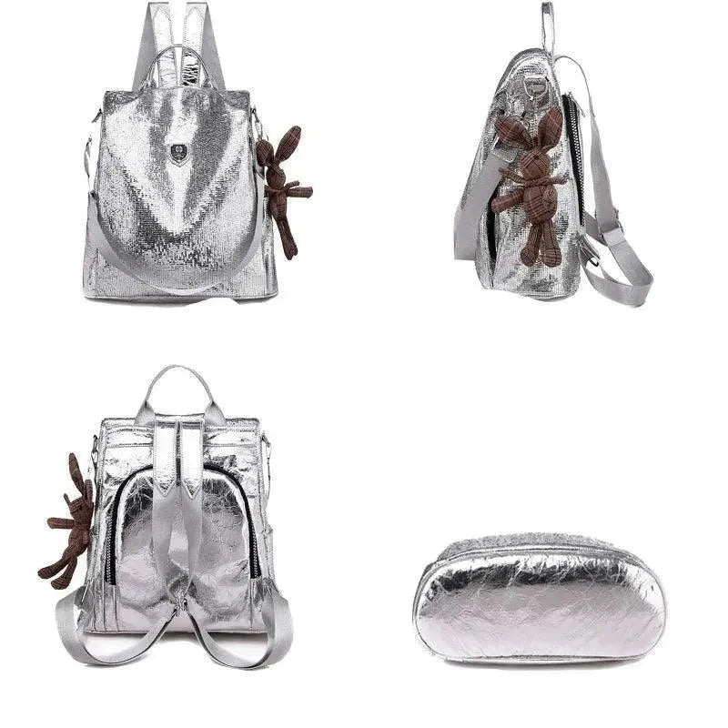 Stylish Anti-Theft Women's Backpack - Waterproof Travel Laptop Bag with USB Charging Port - Perfect for Commuting, College & Business Travel