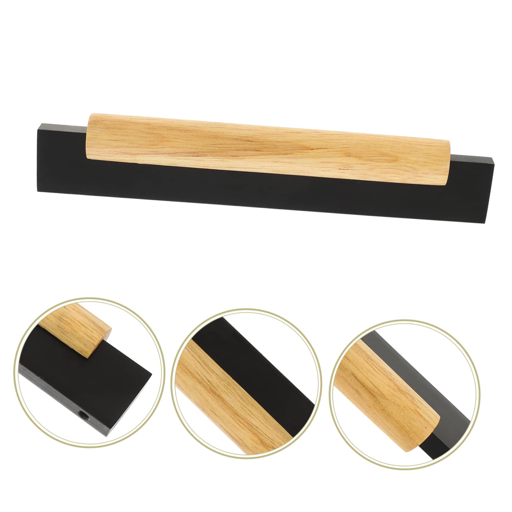 160mm Real Wood Door Handle - Durable Aluminum Wood Dresser Pulls with Anti-Scratch Finish | Perfect for Kitchen Cabinets, Wardrobes & Furniture Drawers