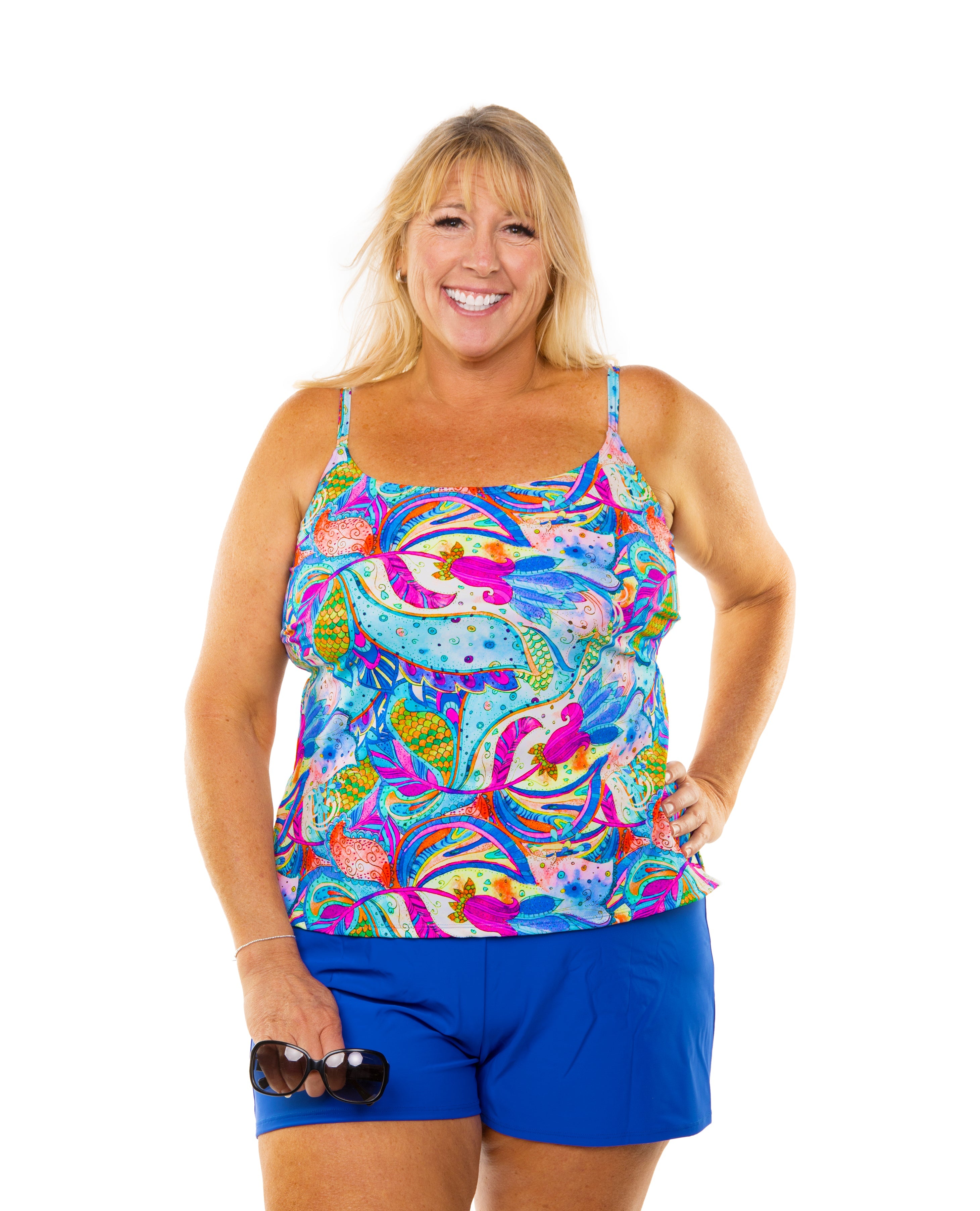 Women's Lingerie Strap Tankini Fantasia - Sexy Swimwear for Women, Adjustable Straps & Comfortable Fit - Perfect for Beach, Pool & Summer Vacation