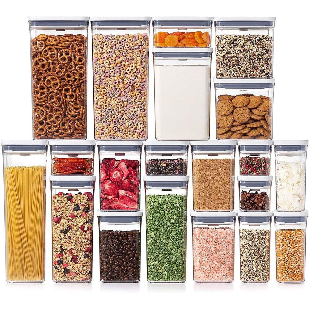 OXO Pop 2.0 20-Piece Airtight Food Storage Container Set - Perfect for Kitchen Pantry Organization & Bulk Food Storage