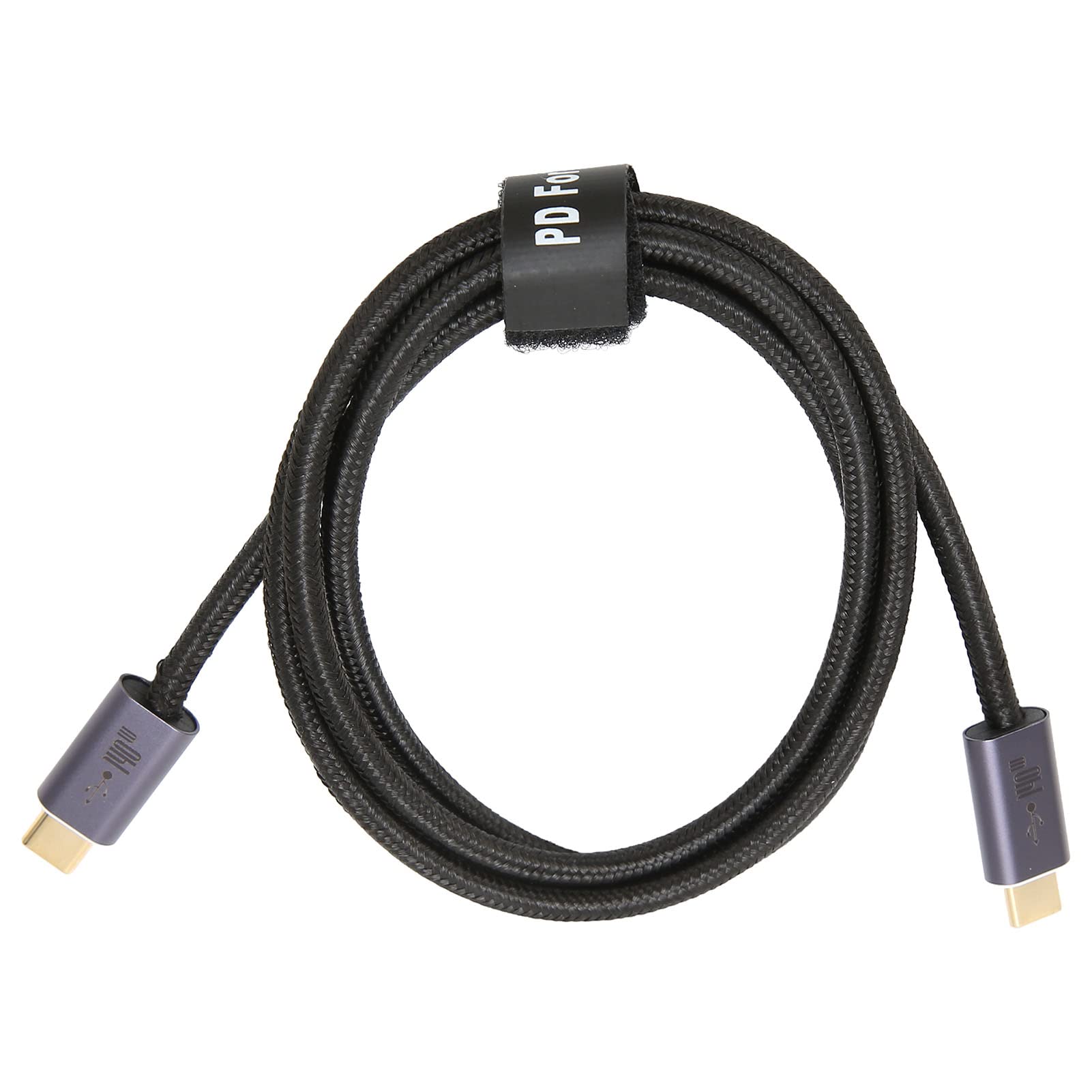 Premium USB C to USB 2.0 Cable - 3ft Braided Nylon Fast Charging & Data Sync Cord for Smartphones, Laptops & Tablets - Durable Type C Charger for Home, Office & Travel Use