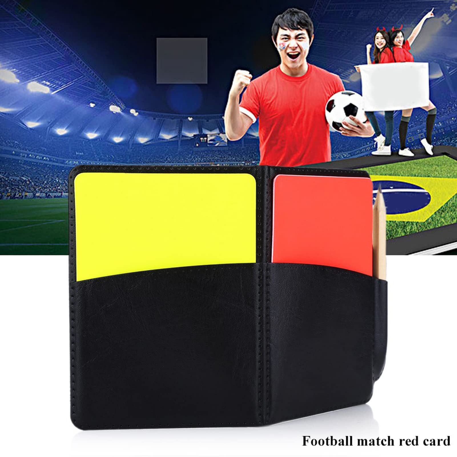 Professional PVC Soccer Referee Cards - Red & Yellow Penalty Cards for Football Matches & Competitions | Perfect for Coaches, Referees & Sports Enthusiasts