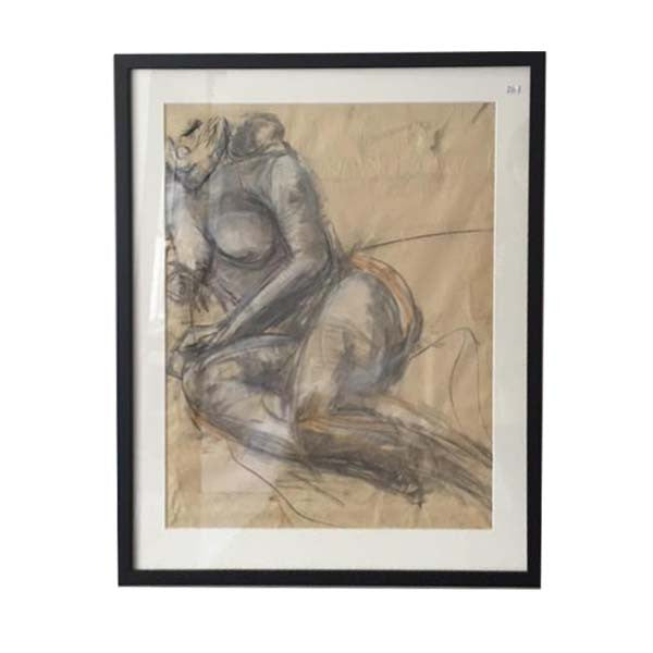 Handmade Charcoal Drawing by Sam Ivey - Original Artwork for Home Decor & Office Wall Art