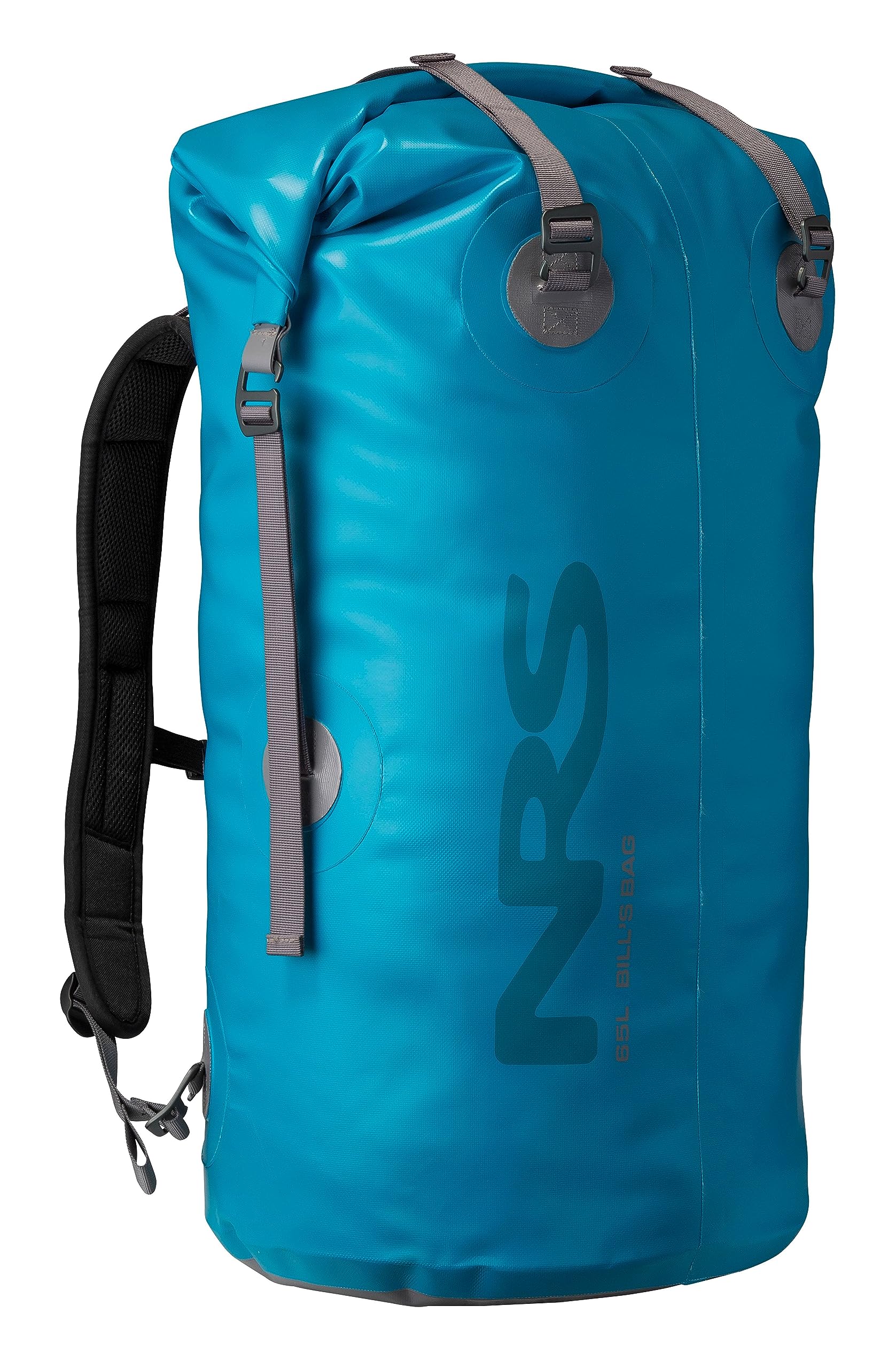 NRS Bill's Bag 65L Dry Bag - Waterproof Storage Duffel for Kayaking, Camping & Boating Gear - Heavy Duty Roll Top Waterproof Bag for Outdoor Adventures
