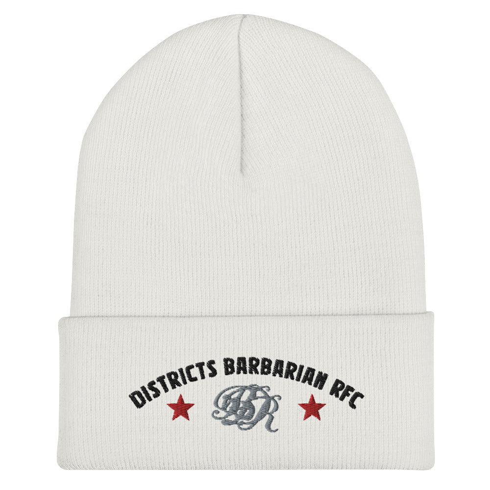Districts Barbarian RFC Cuffed Beanie - Winter Knit Hat for Men & Women - Warm Fleece Lined Skull Cap for Outdoor Activities, Running, Hiking, and Snow Sports