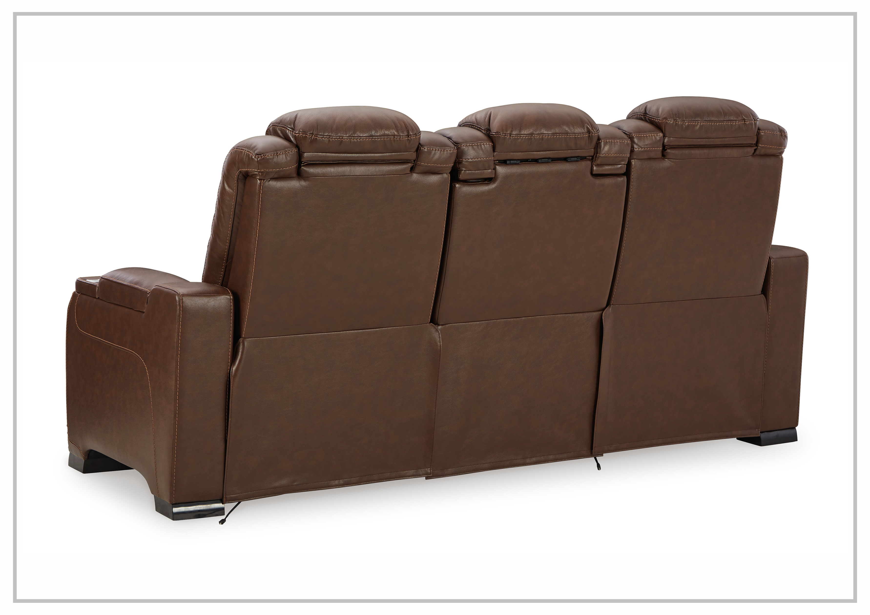 Gio Italia Ava Triple Power Reclining Sofa - Ultra Comfortable 3-Position Electric Recliner with USB Charging | Perfect for Living Room, Home Theater & Family Relaxation