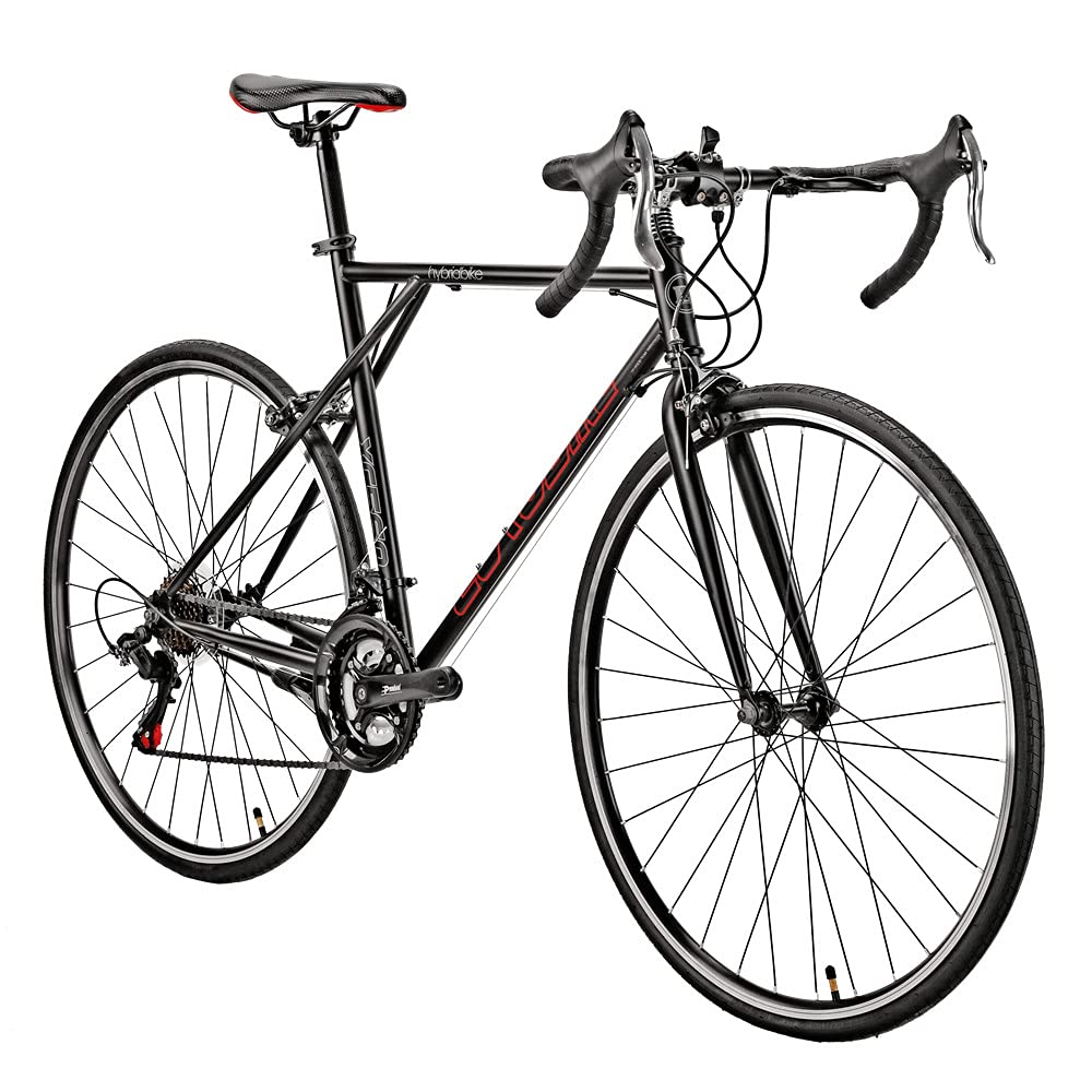Eurobike XC560 700C Road Bike - 54cm Lightweight Aluminum Frame, 21-Speed Gears for Men & Women - Perfect for Commuting, Fitness & Urban Riding (3 Color Options)