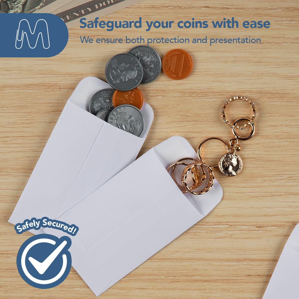 MOS #1 Coin Envelopes – 120-Pack 2-1/4