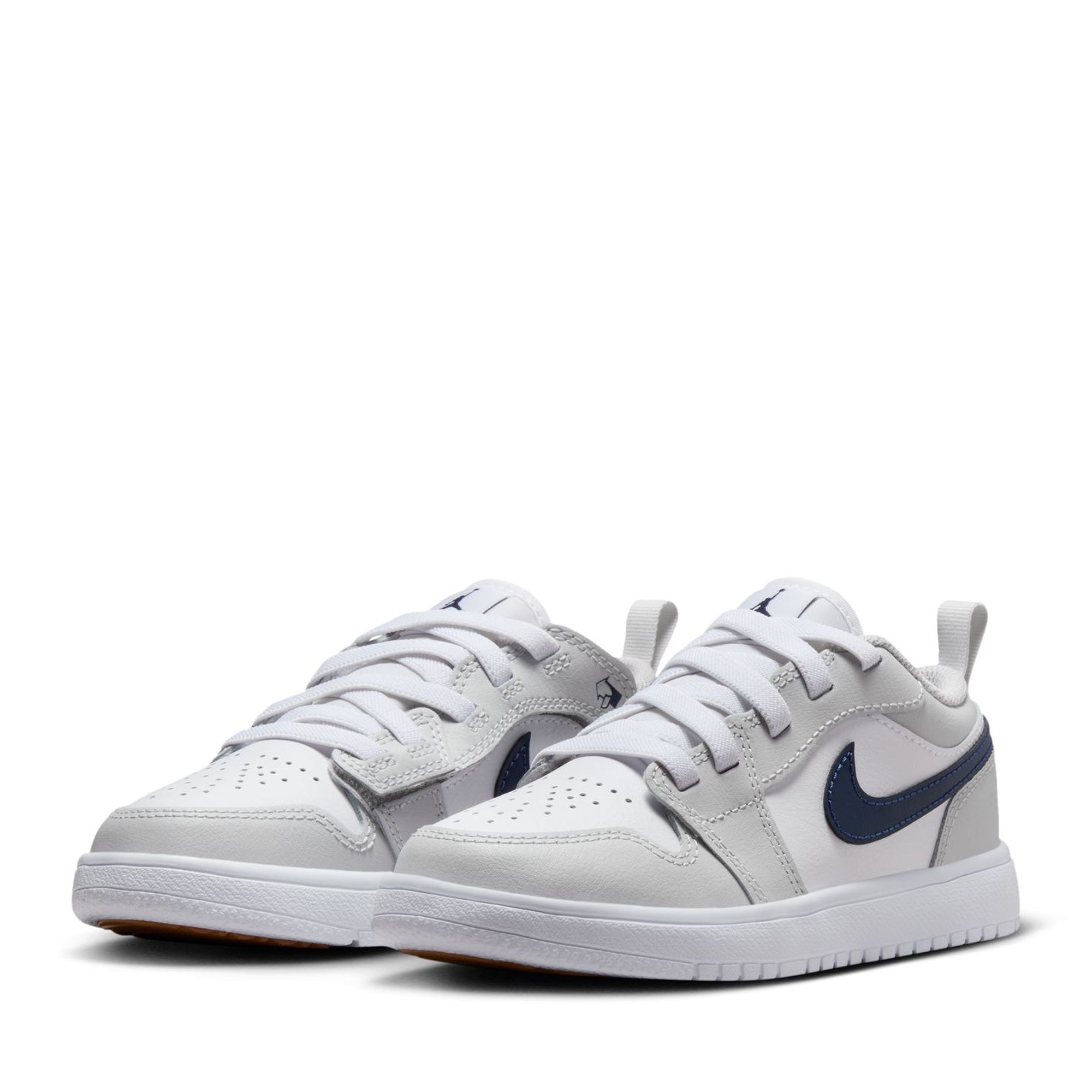 Jordan 1 Low Alt (PS) Sneakers - White/Midnight Navy Colorway - Perfect for Casual Wear, Street Style & Basketball Training