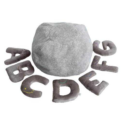 Light Grey Bag - Rhino Grey Letters