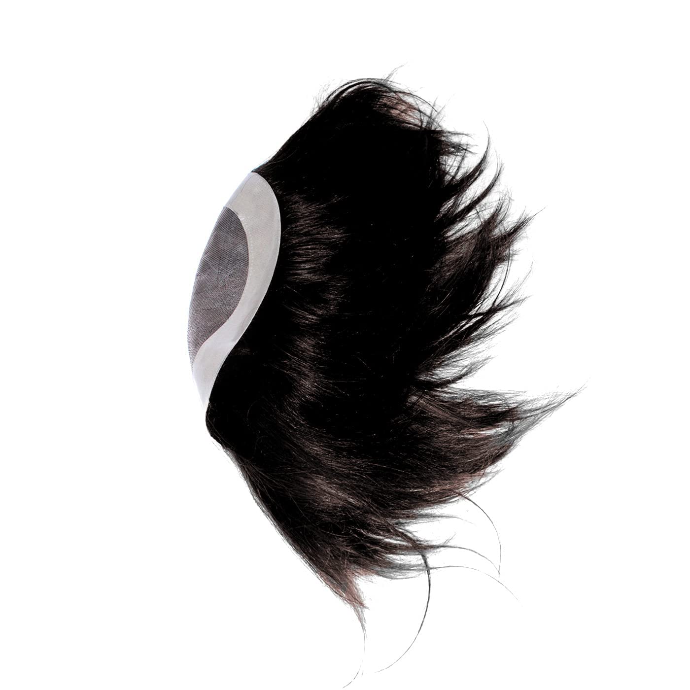 Majik Natural Looking Full Head Toupee for Men - 9x6 Brown Human Hair Wig with Free Brush, Tape & Clips - Perfect for Daily Wear, Hair Loss Solutions & Confidence Boosting