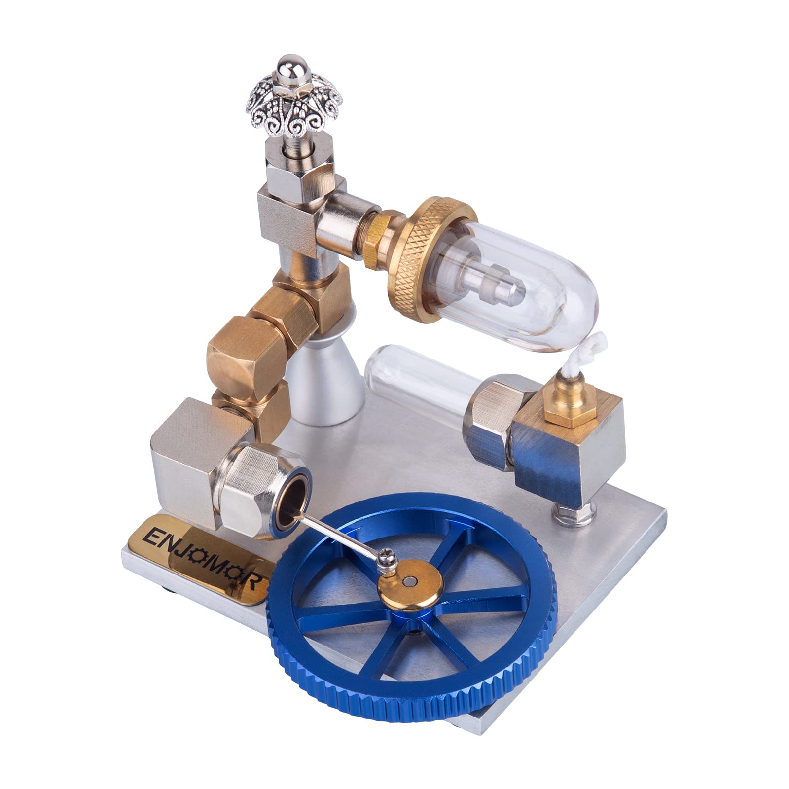 LOADS Stirling Engine Kit - Mini Flywheel Hot Air Stirling Engine Generator Model with Adjustable Speed - Physics Experiment Toy for Adults & Kids - Perfect for STEM Education, Science Projects & DIY Enthusiasts