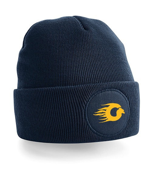 Condors Beanie Hat for Men & Women - Soft Knit Winter Skull Cap - Warm Fleece Lined Cuffed Beanie for Cold Weather, Outdoor Activities, Hiking, Skiing, and Casual Wear