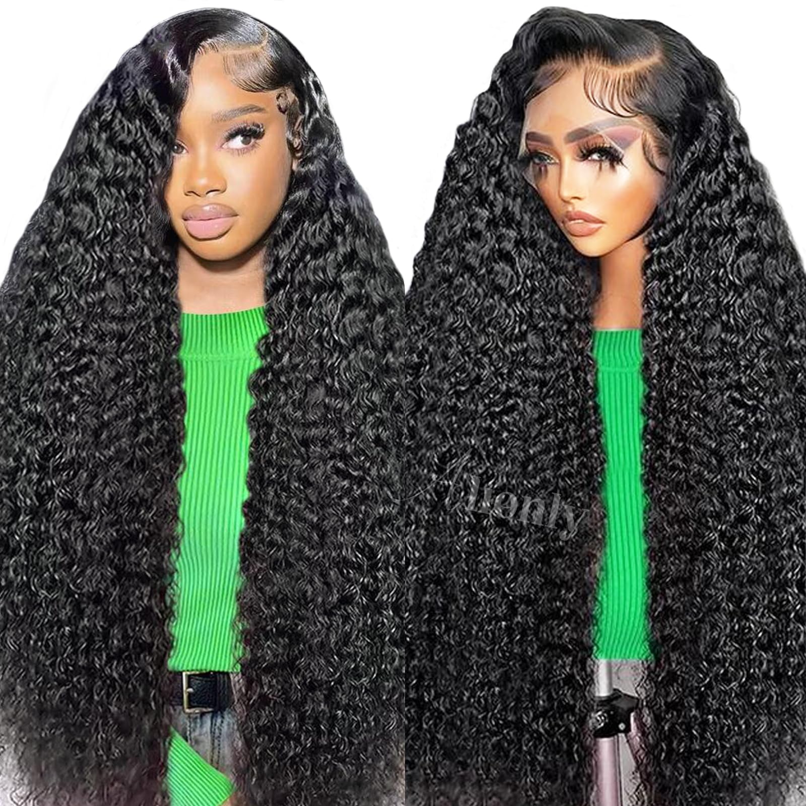 30 Inch 13x6 Lace Front Wigs Human Hair 200% Density - Water Wave HD Lace Front Wigs with Pre-Plucked Hairline & Baby Hair | Perfect for Daily Wear, Cosplay, and Special Occasions