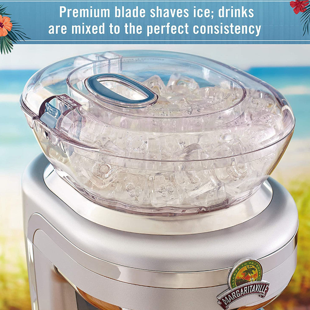 Margaritaville Key West Frozen Concoction Maker - 36oz Easy Pour Jar & XL Ice Reservoir - DM1900 Margarita & Smoothie Machine for Home Bars, Parties & Outdoor Entertaining