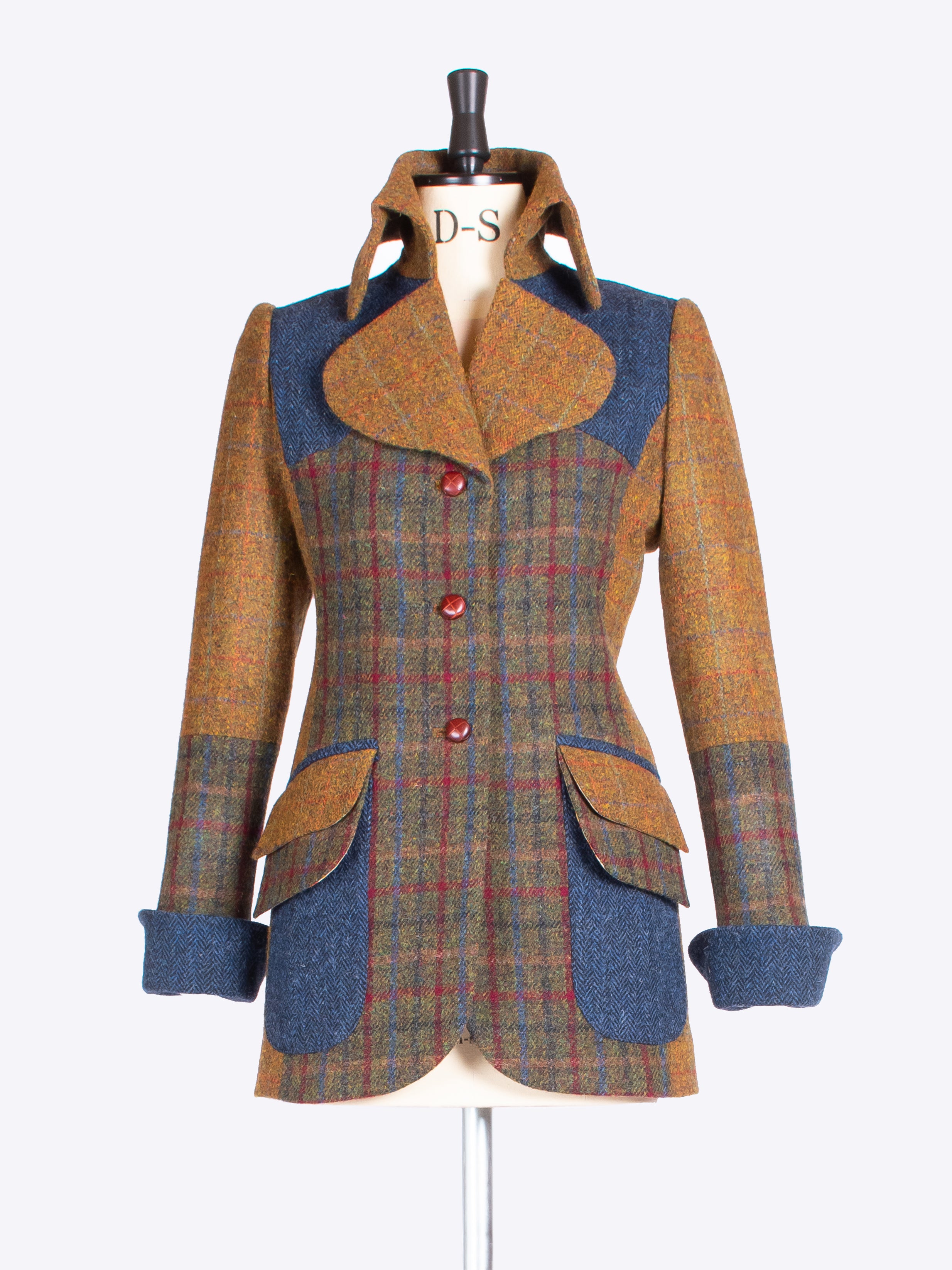 Stylish Patch Jacket in Green, Rust & Navy Colors - Perfect for Casual Outfits, Streetwear Fashion, and Outdoor Adventures