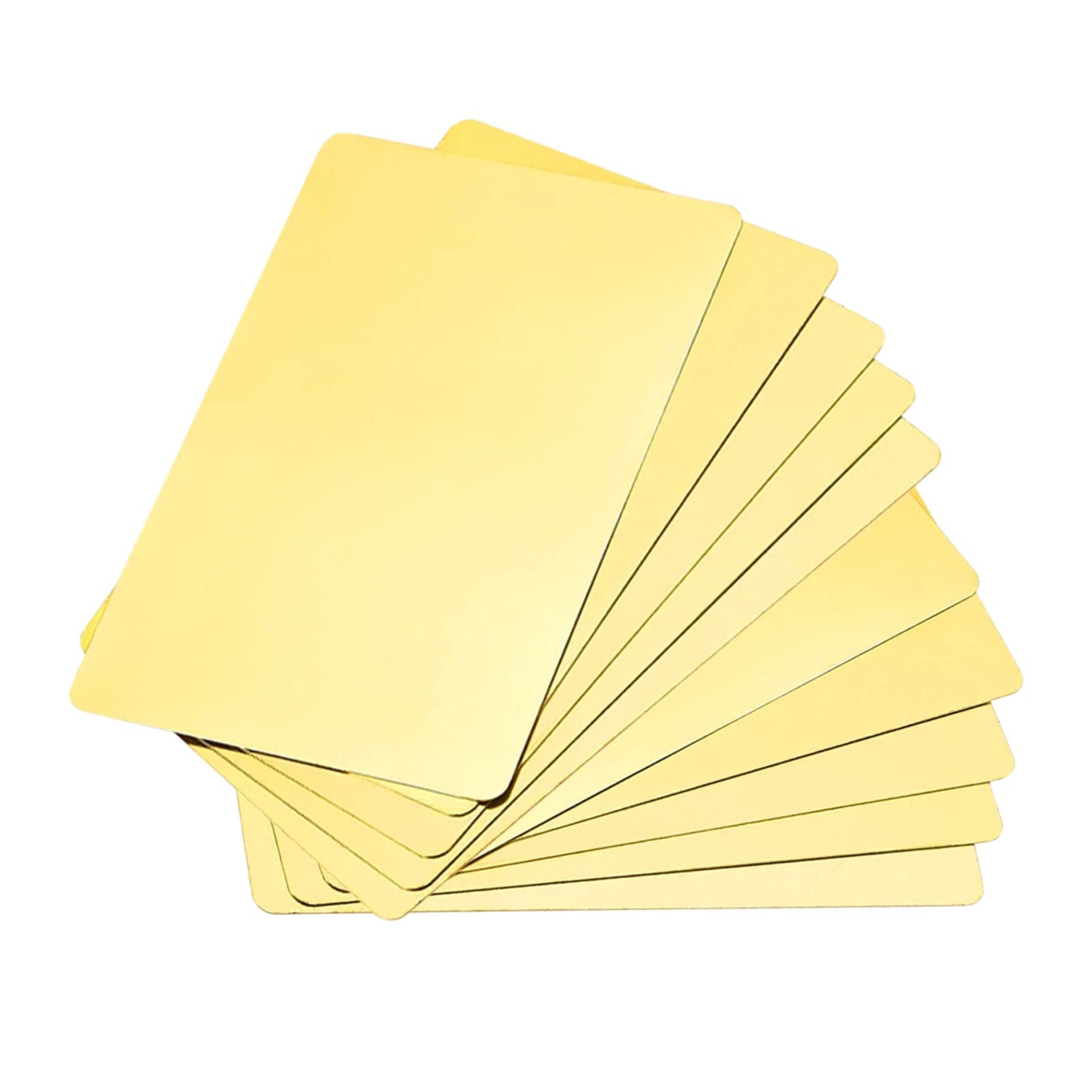 10Pcs Durable Sublimation Aluminum Sheets for Heat Transfer Printing - Gold Thermal Press Blanks for DIY Crafts, Picture Frames & Home Decor | Perfect for School Projects, Gift Making & Personalized Gifts
