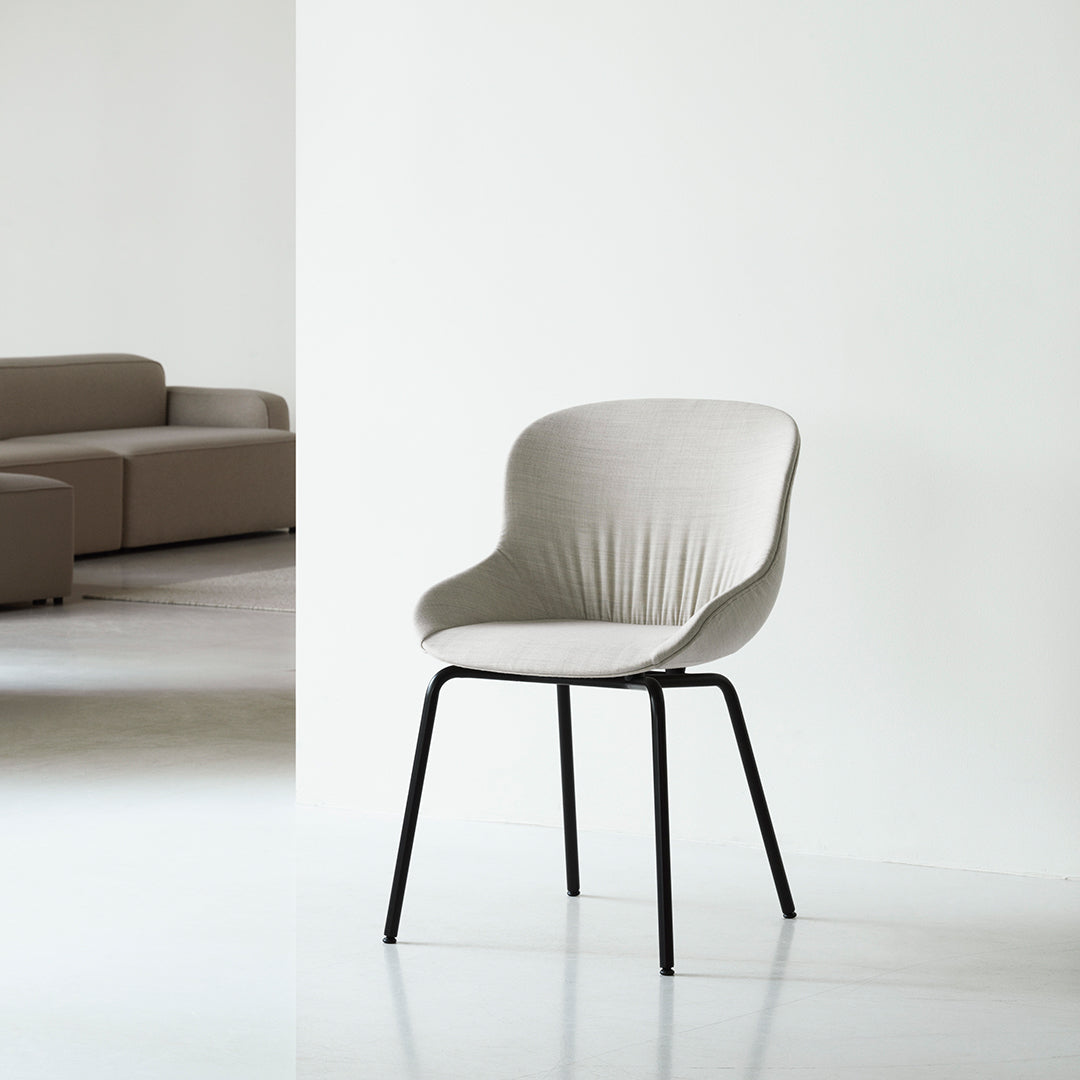 Premium Hyg Comfort Chair - Fully Upholstered with Sturdy Steel Legs for Office, Living Room & Home Decor