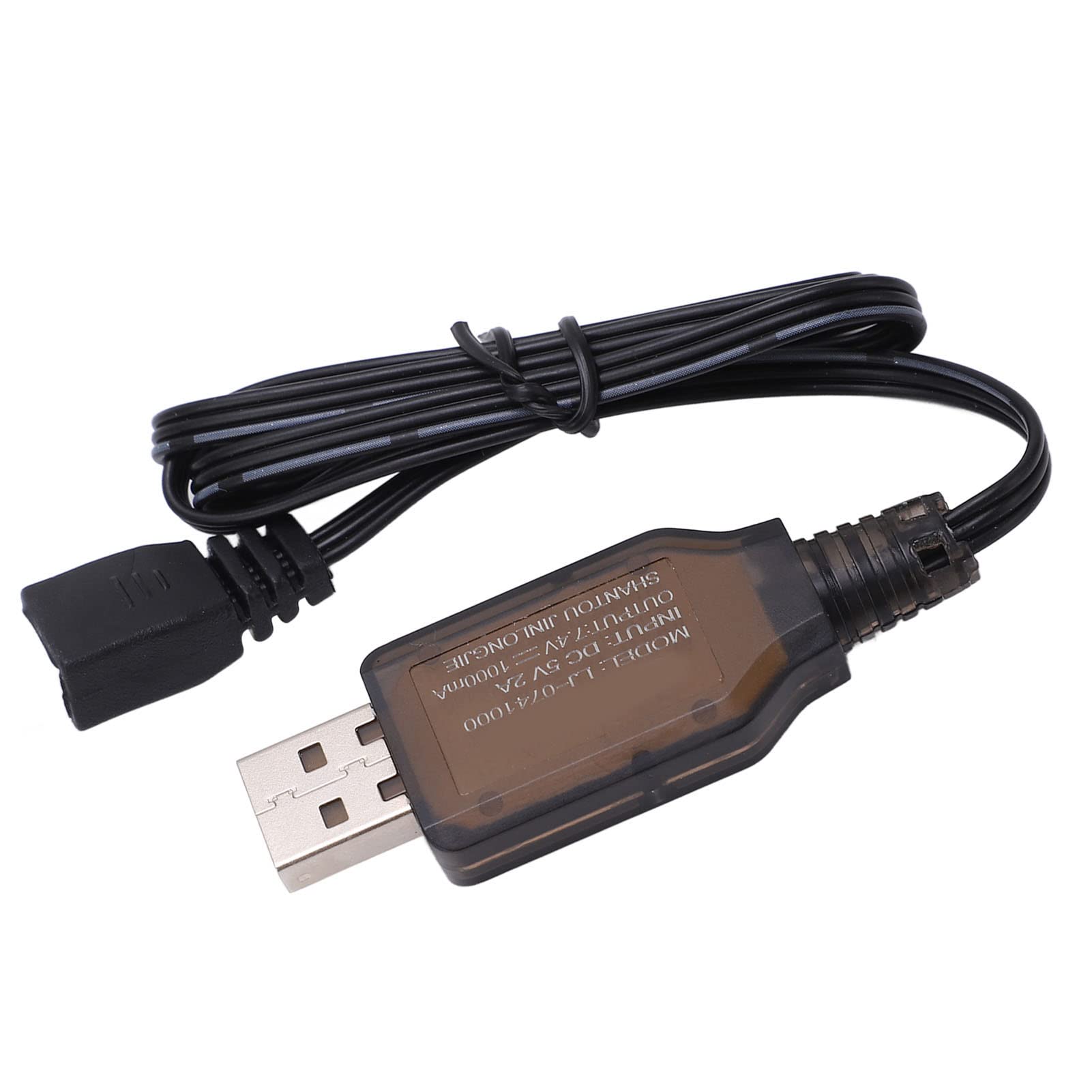 Alomejor 1/16 RC Car Lipo Battery Charger - 7.4V 1000mA USB Charging Cable for 1/16 Scale Remote Control Cars - Perfect for Indoor & Outdoor RC Vehicle Charging Needs