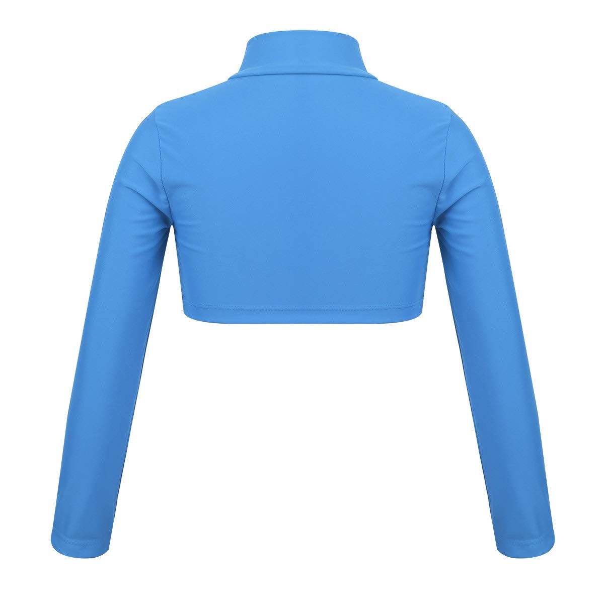 Nikiikoo Girls Long Sleeve Turtleneck Dance Top - Ballet, Gymnastics & Sports Crop Shirt for Kids - Perfect for Dance Classes, Performances & Active Play