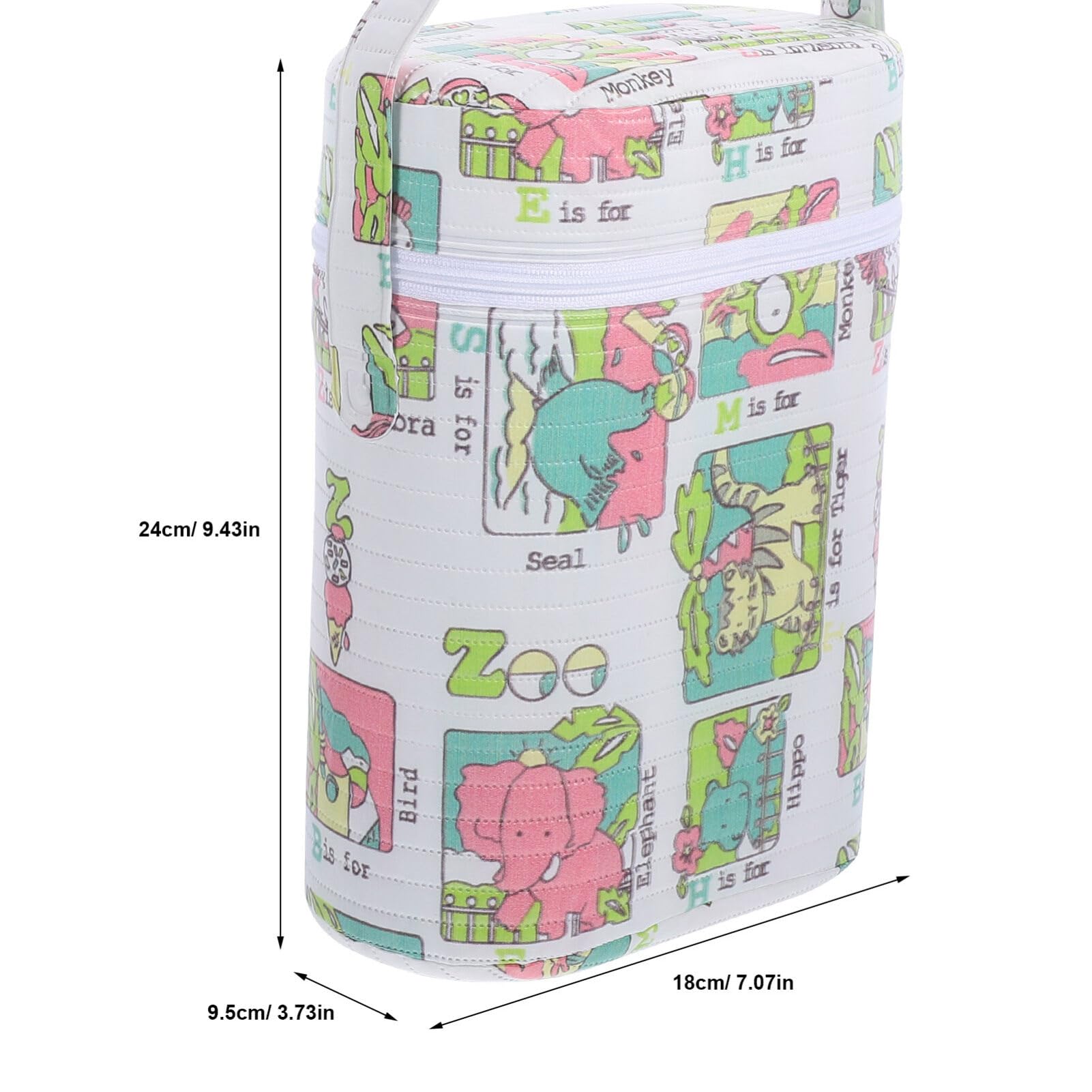 iBasenice Insulated Baby Bottle Warmer Bag - Portable Breast Milk Warmer & Storage for Travel, On-the-Go - Perfect for Daycare, Road Trips & Outdoor Feeding