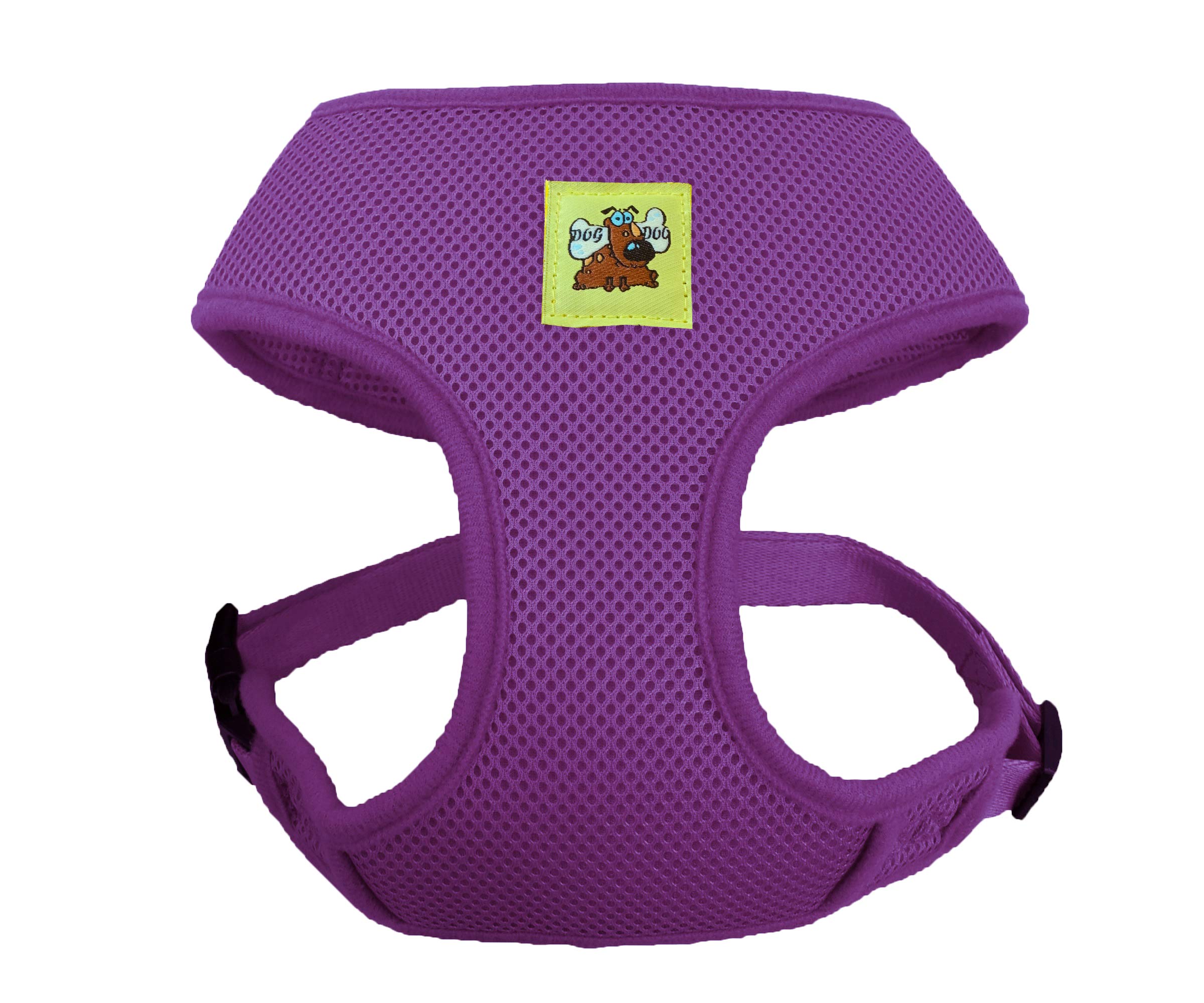 No Pull Dog Harness with Front Clip - Adjustable Reflective Pet Vest for Small Medium Large Dogs - Breathable Comfortable Walking Harness (Small, Purple) - Perfect for Outdoor Adventures & Nighttime Safety