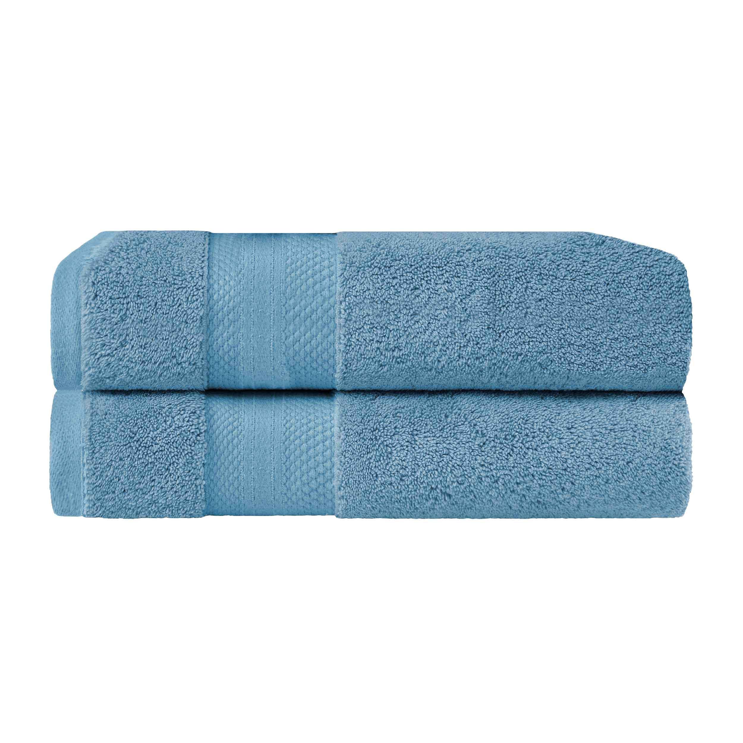 Premium 2-Piece Turkish Cotton Bath Towel Set - Ultra Soft, Highly Absorbent & Quick-Drying - Perfect for Spa, Bathroom & Luxury Home Use