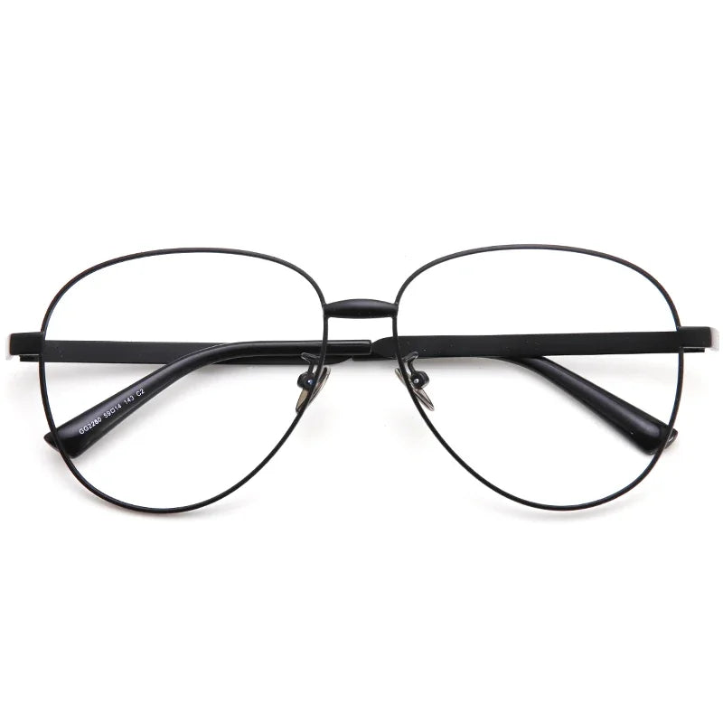 Aror Unisex Full Rim Oval Titanium Eyeglasses Frame 42280 - Lightweight & Durable for Work, Reading & Fashion
