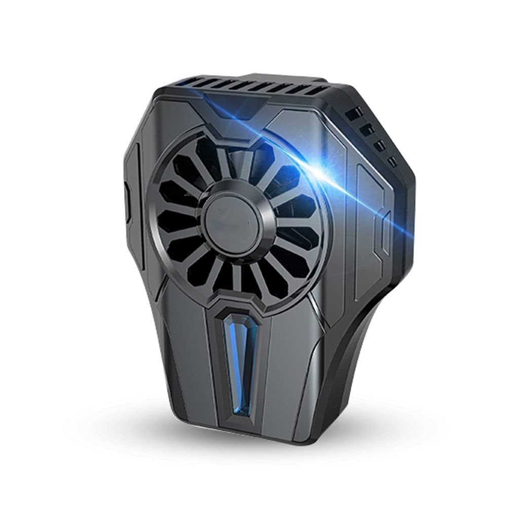 XZJJZ Phone Cooling Fan Case - Portable Mobile Radiator with Cold Wind Handle for iPhone & Android - Perfect for Gaming, Streaming & Overheating Protection