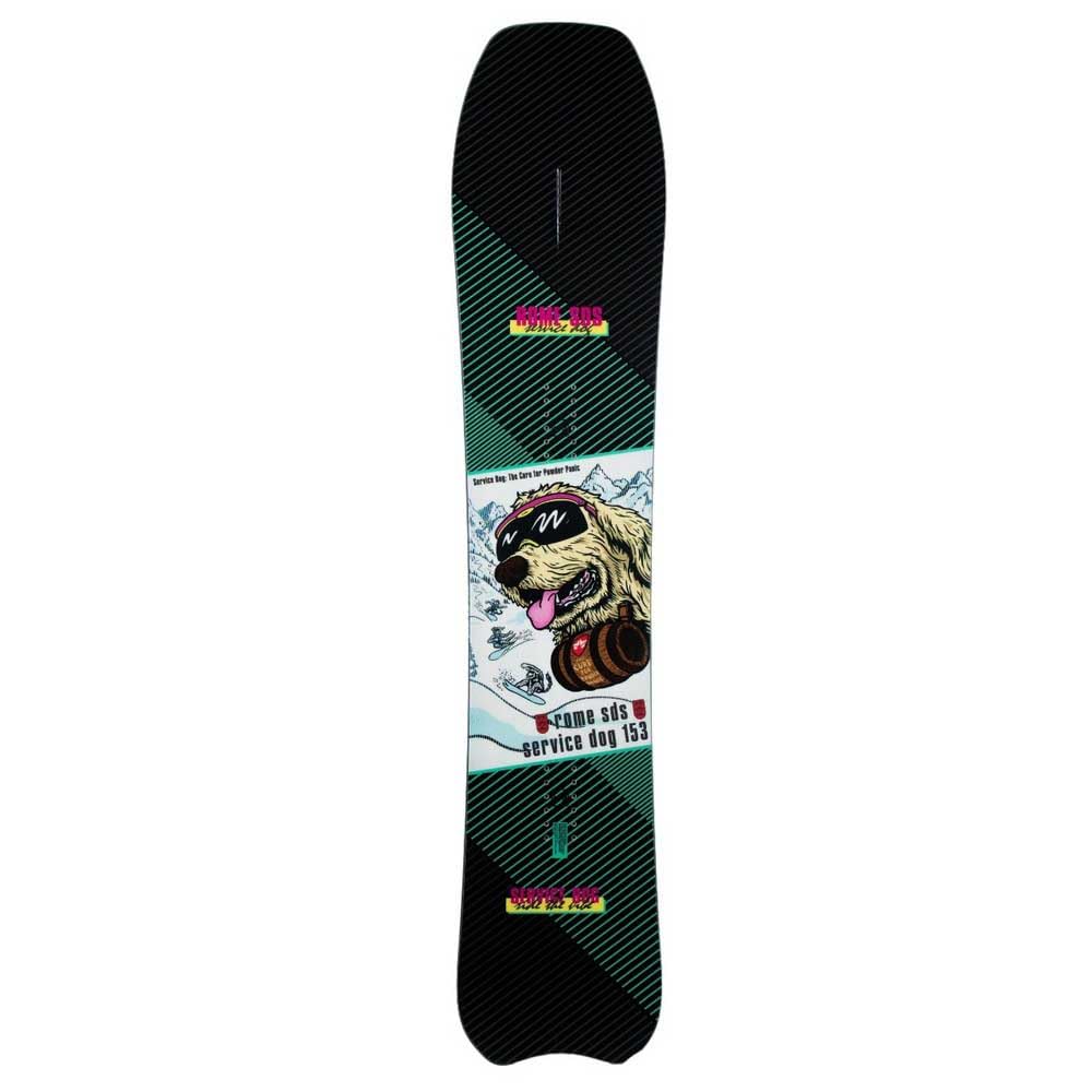 Rome Men's Service Dog Directional Snowboard - All-Mountain Freestyle Snowboard for Men - Perfect for Powder, Groomers & Park Riding