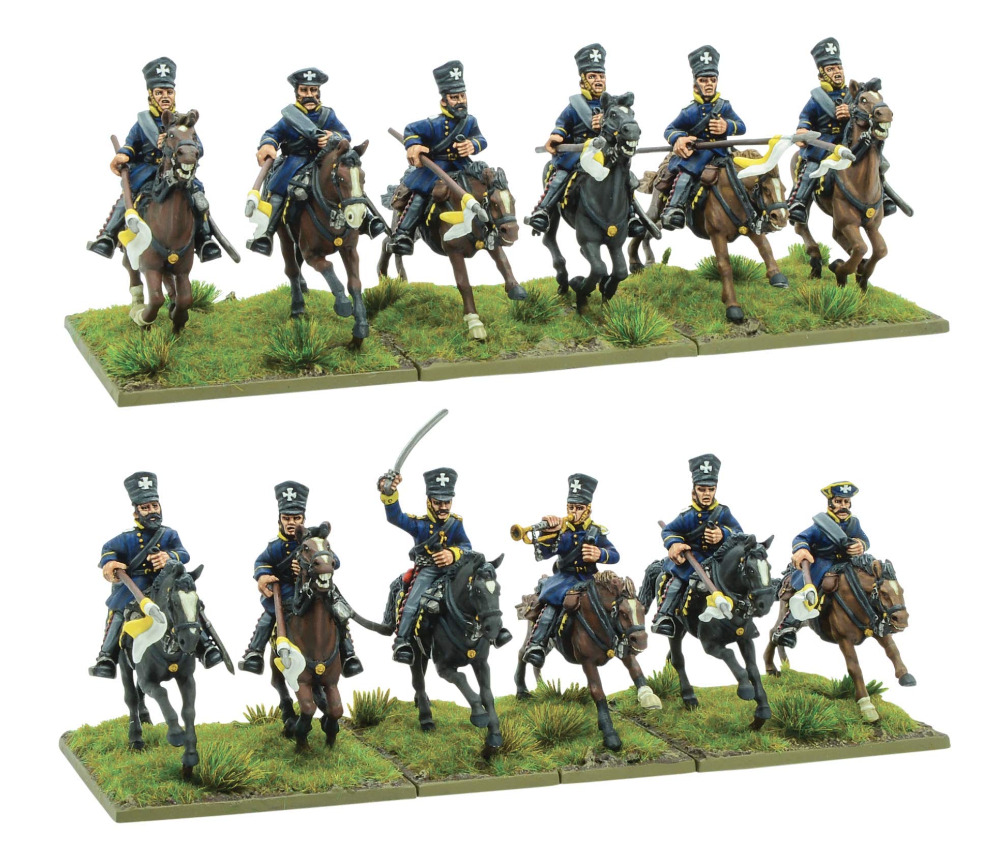Warlord Games Prussian Landwehr Cavalry - 28mm Black Powder Wargaming Miniatures for Historical Tabletop Battles | Napoleonic War Gaming Scenes & Diorama Displays