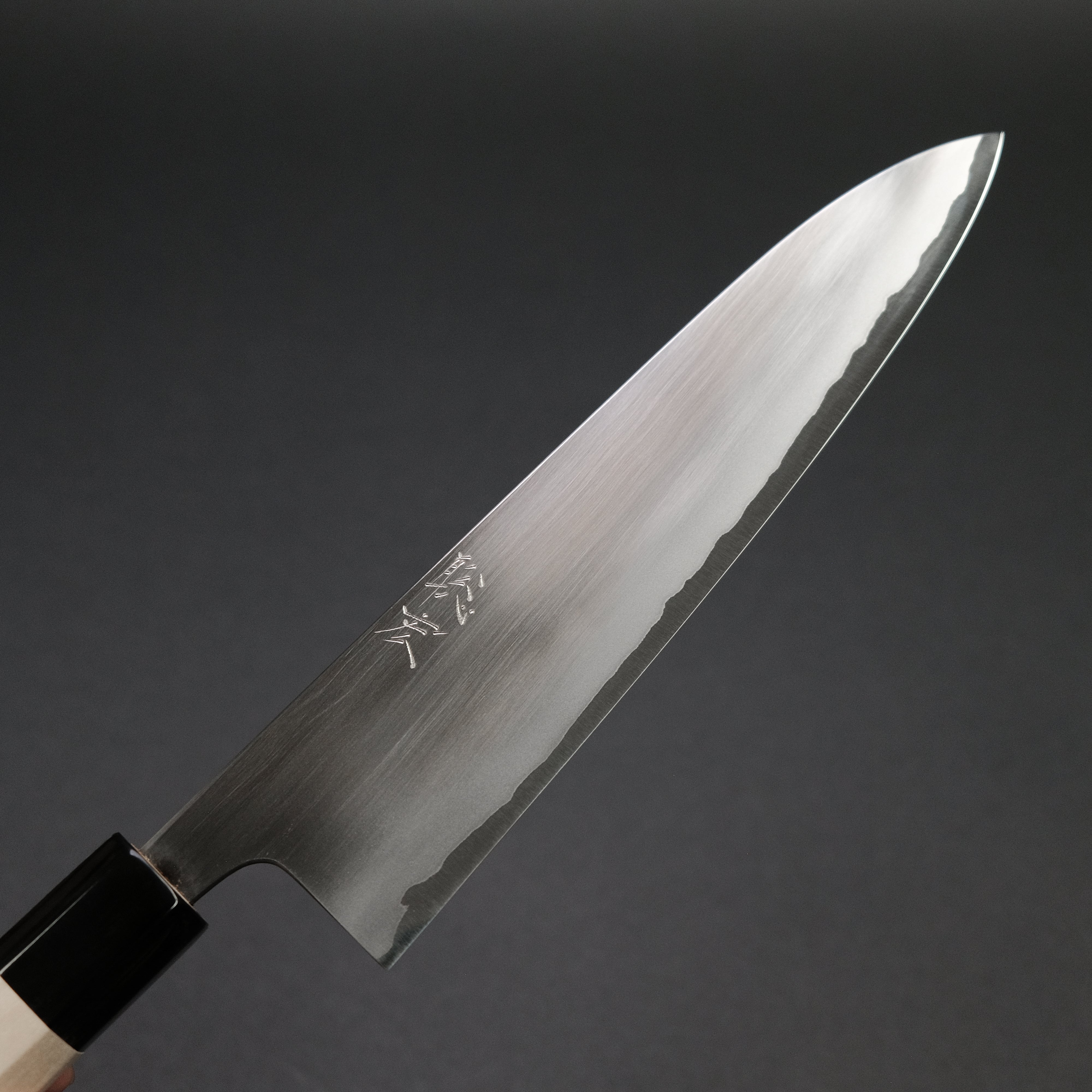 Premium Toshihiro Wakui White #2 Gyuto Japanese Chef Knife 210mm with Magnolia Handle - Perfect for Sushi, Meat Cutting & Professional Kitchen Use