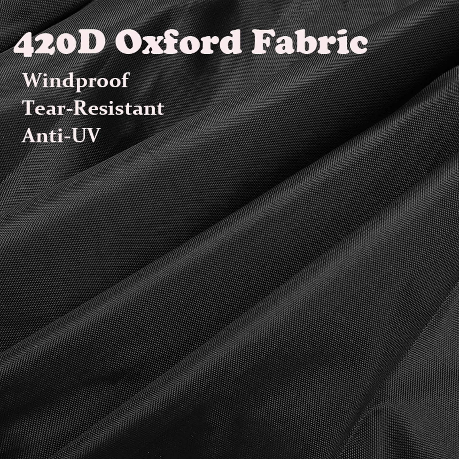 124x63x29 Inch Waterproof Garden Furniture Covers - Outdoor Patio Furniture Protector for Rattan Cube Set, 420D Oxford Fabric with UV Protection - Perfect for Backyard, Deck, and Poolside Use