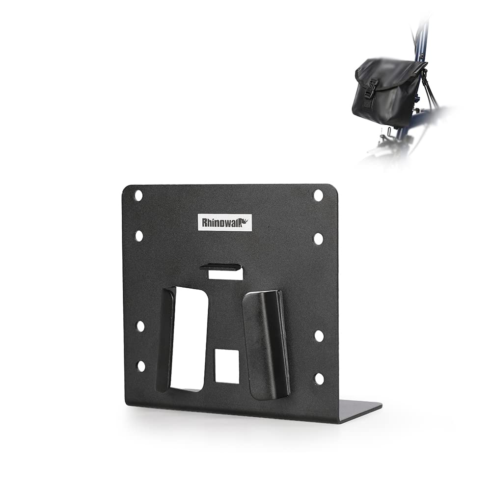 Brompton Bike Front Bag Adapter - Aluminum Alloy Folding Bicycle Bag Bracket for Easy Installation | Perfect for Commuting, Travel & Urban Cycling Accessories