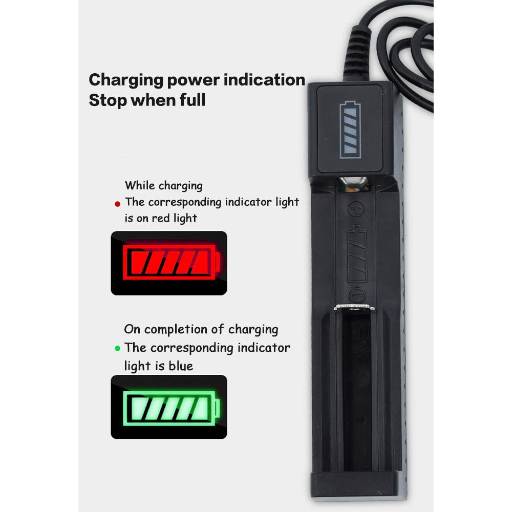 2-Pack Universal USB LCD Smart 18650 Li-Ion Battery Charger - Compatible with Multiple Rechargeable Battery Models - Perfect for Vape Mods, Flashlights & Electronic Devices