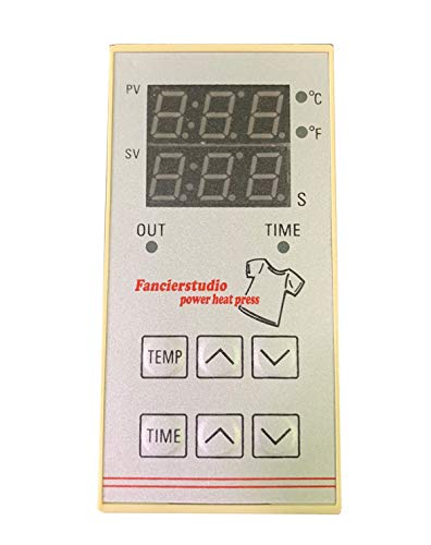 Fancierstudio Heat Press Replacement Temperature Controller - 15x15 Power Heat Press Thermostat for T-Shirt Printing, Sublimation & Vinyl Transfer
