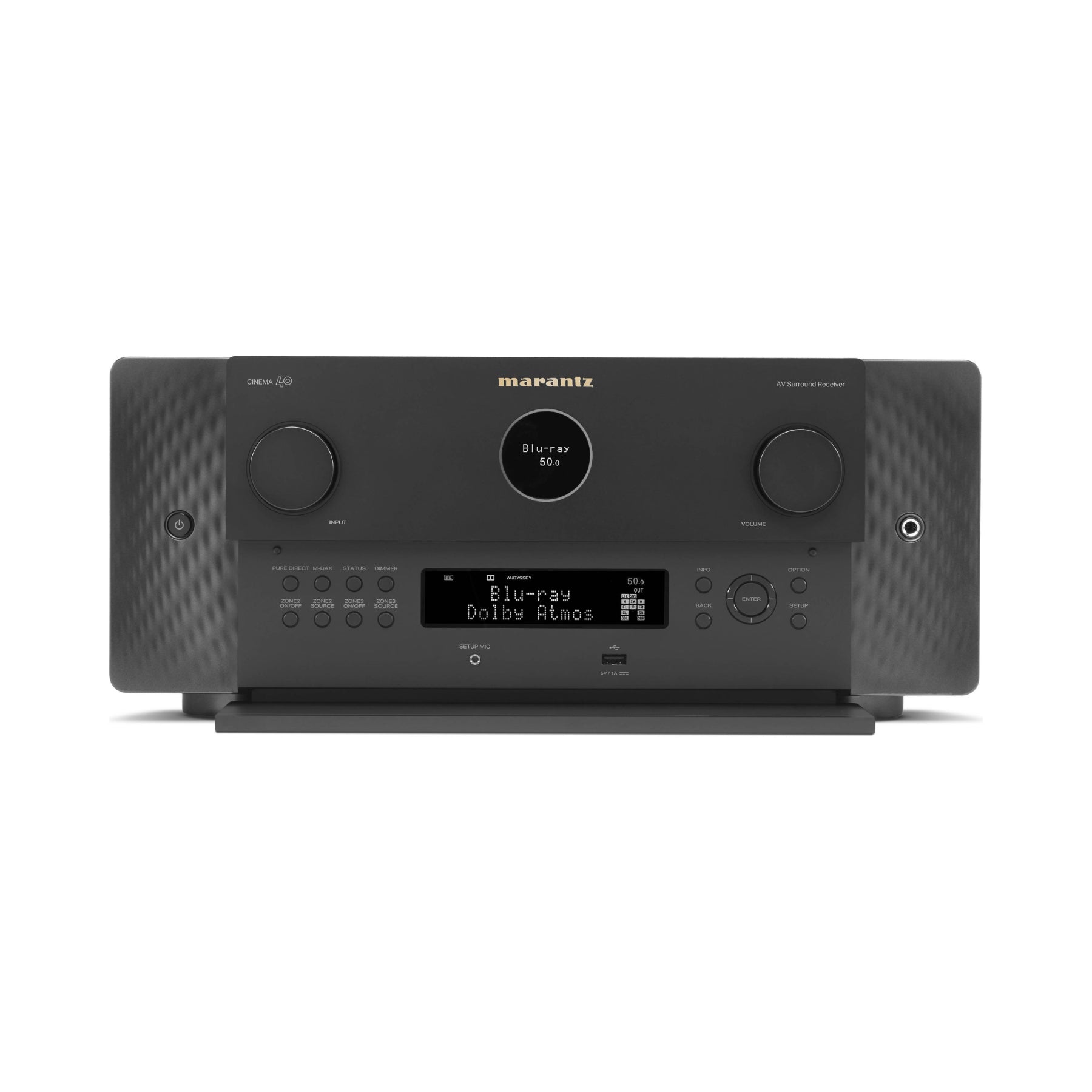 Marantz Cinema 40 Premium 9.4 Channel AV Receiver - Open Box (Home Theater, Dolby Atmos, 8K HDMI) for Ultimate Movie & Music Experience